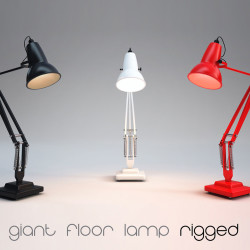 Modelos 3D Gratis LXII | Giant Floor Lamp