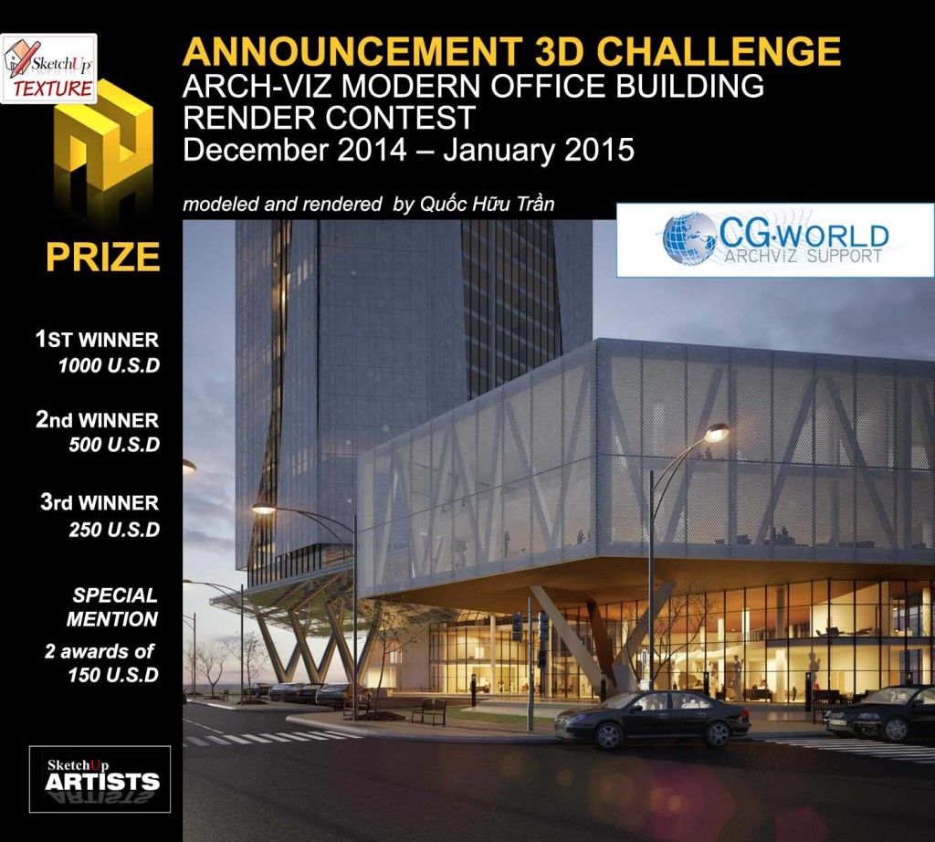 Concurso | 3D Challenge: "Modern Office Building"