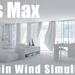 Cómo simular viento en cortinas con 3ds Max