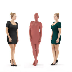Modelos 3D Gratis CLVIII | Mujer Escaneada en 3D