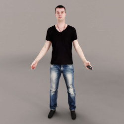 Modelos 3D Gratis CCXIX | Hombre escaneado en 3D