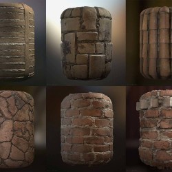 Texturas Gratis XVIII | Madera, Ladrillo y Piedra