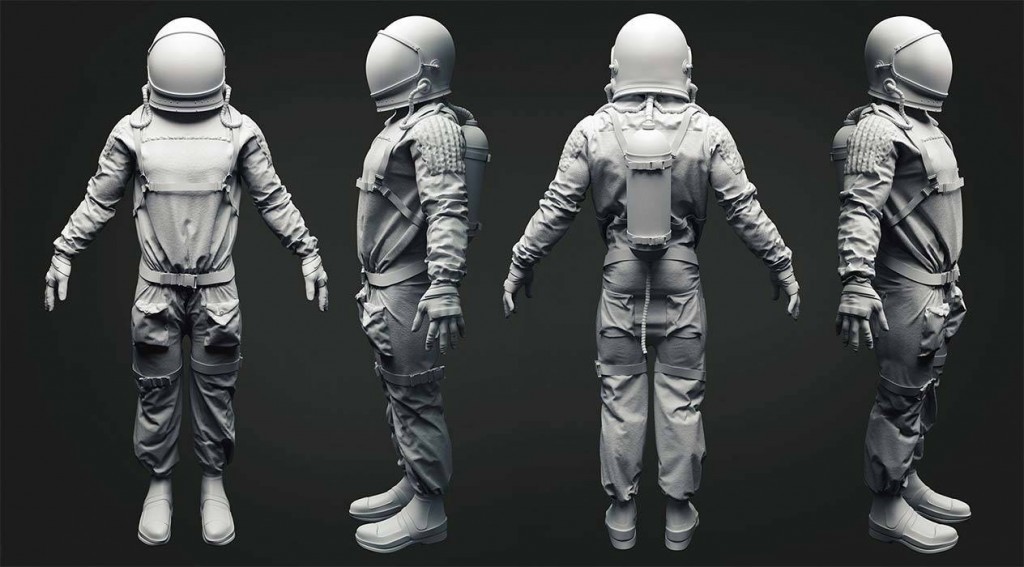 Modelos 3D Gratis CCXCIII Astronauta Ejezeta