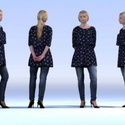 Modelos 3D Gratis CCCXIX | Mujer escaneada en 3D