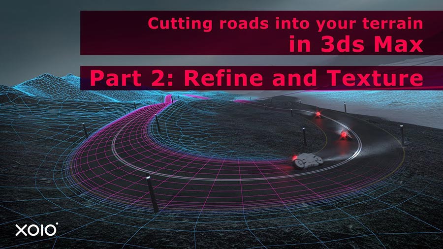 How to map and create for roads and terrains in 3ds Max | Ejezeta