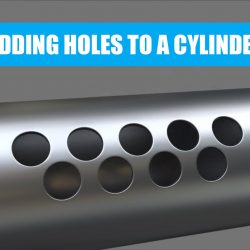 How to add holes to a cylinder in 3ds Max