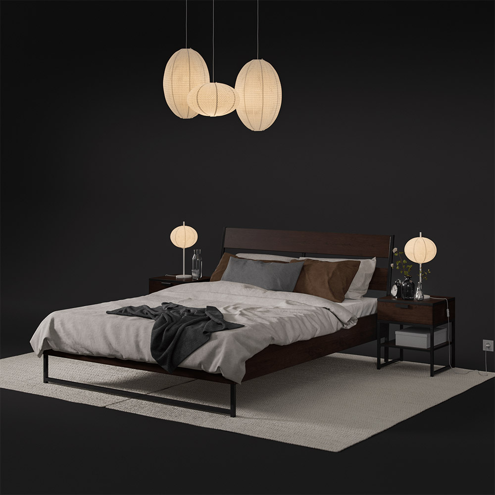 Free 3D Models DCXXXVII, IKEA Bed