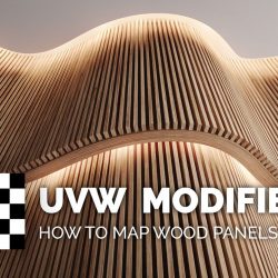 Wood cladding mapping in 3ds Max
