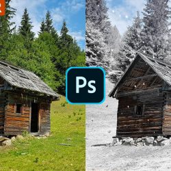 Turn summer into winter in Photoshop