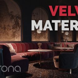 Creating velvet material in Corona Renderer