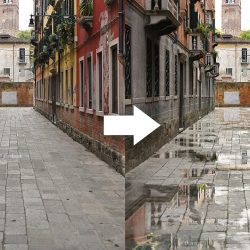 Create realistic puddles in Photoshop