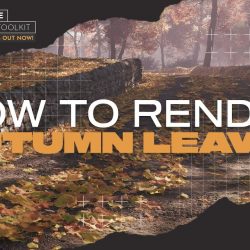 How to quickly add fallen leaves to your 3ds Max scenes