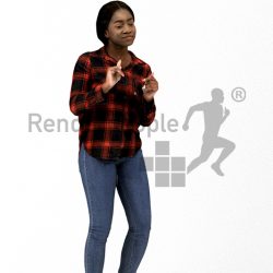 Free 3D Models DCLIX | 4D Girl Dancing