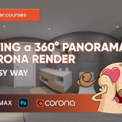 How to create a 360 panorama in 3ds Max