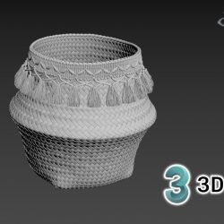 Modeling a woven basket in 3ds Max