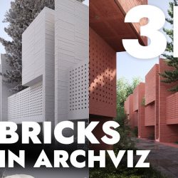 Learn how to make brick walls in 3ds Max