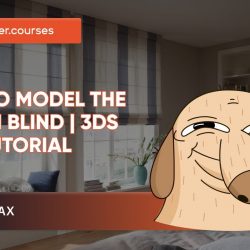 How to model roman blinds in 3ds Max