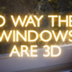 How to make windows with weathered glass